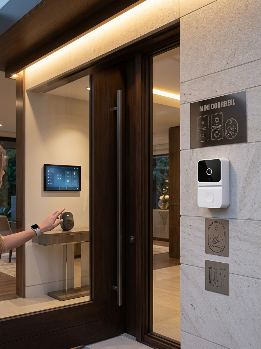Smart Video Doorbell - Lifestyle luxury home