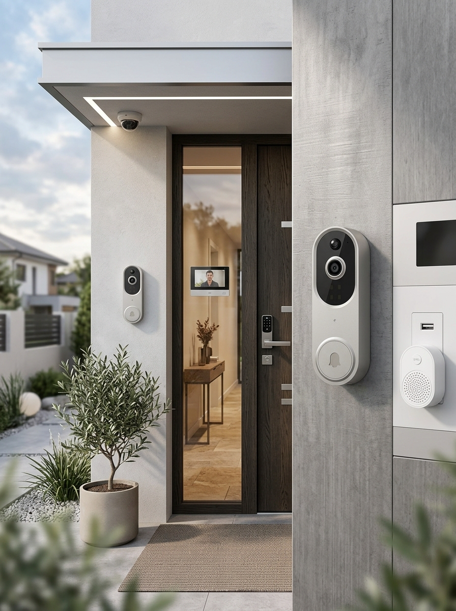 M50 Wireless Video Doorbell - Lifestyle smart home setup