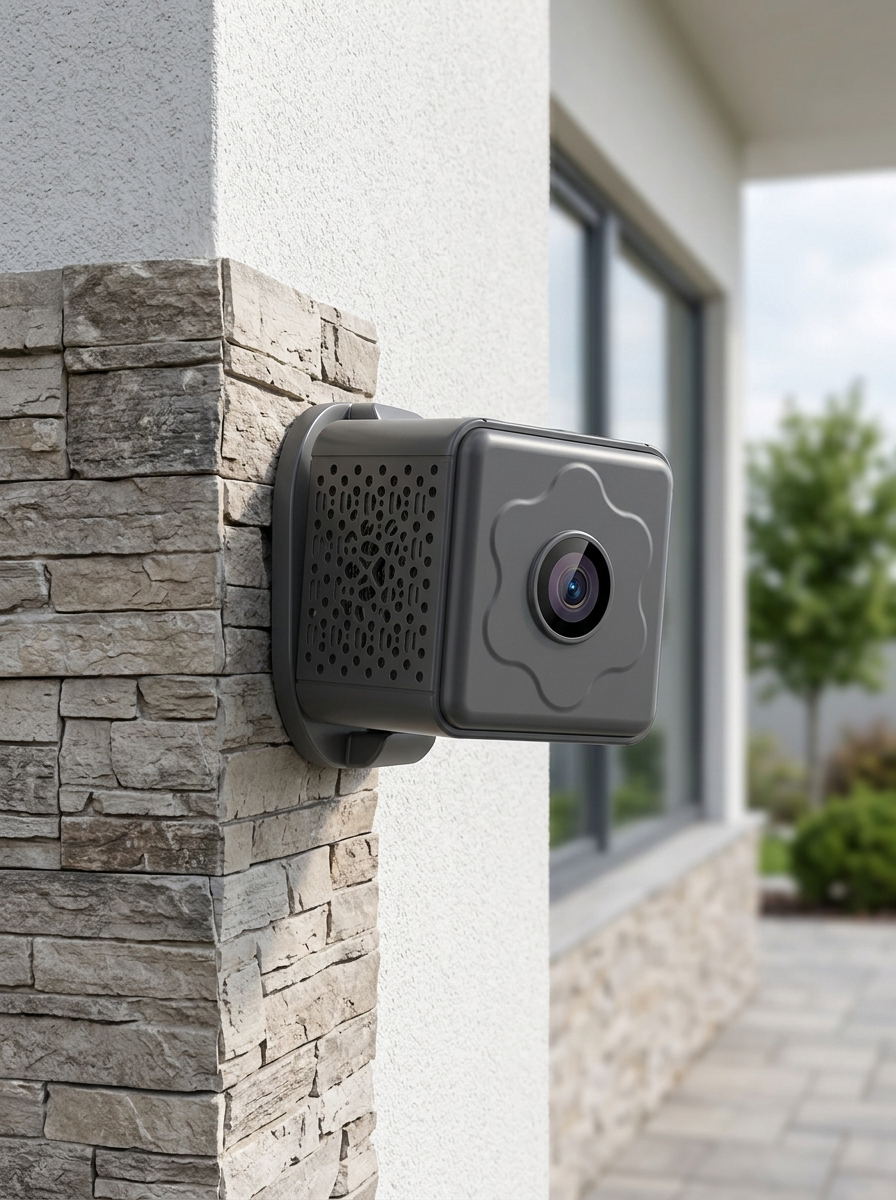 Wireless HD Smart Security Camera - Professional outdoor mounting